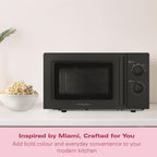 Hamilton Beach Miami Manual 800W Microwave - Charcoal Grey