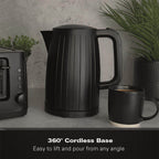 Hamilton Beach Stealth 1.7L Textured Kettle - Matte Black - Hamilton Beach UK