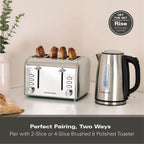 Hamilton Beach Rise Stainless Steel 1.7L Kettles - Hamilton Beach UK