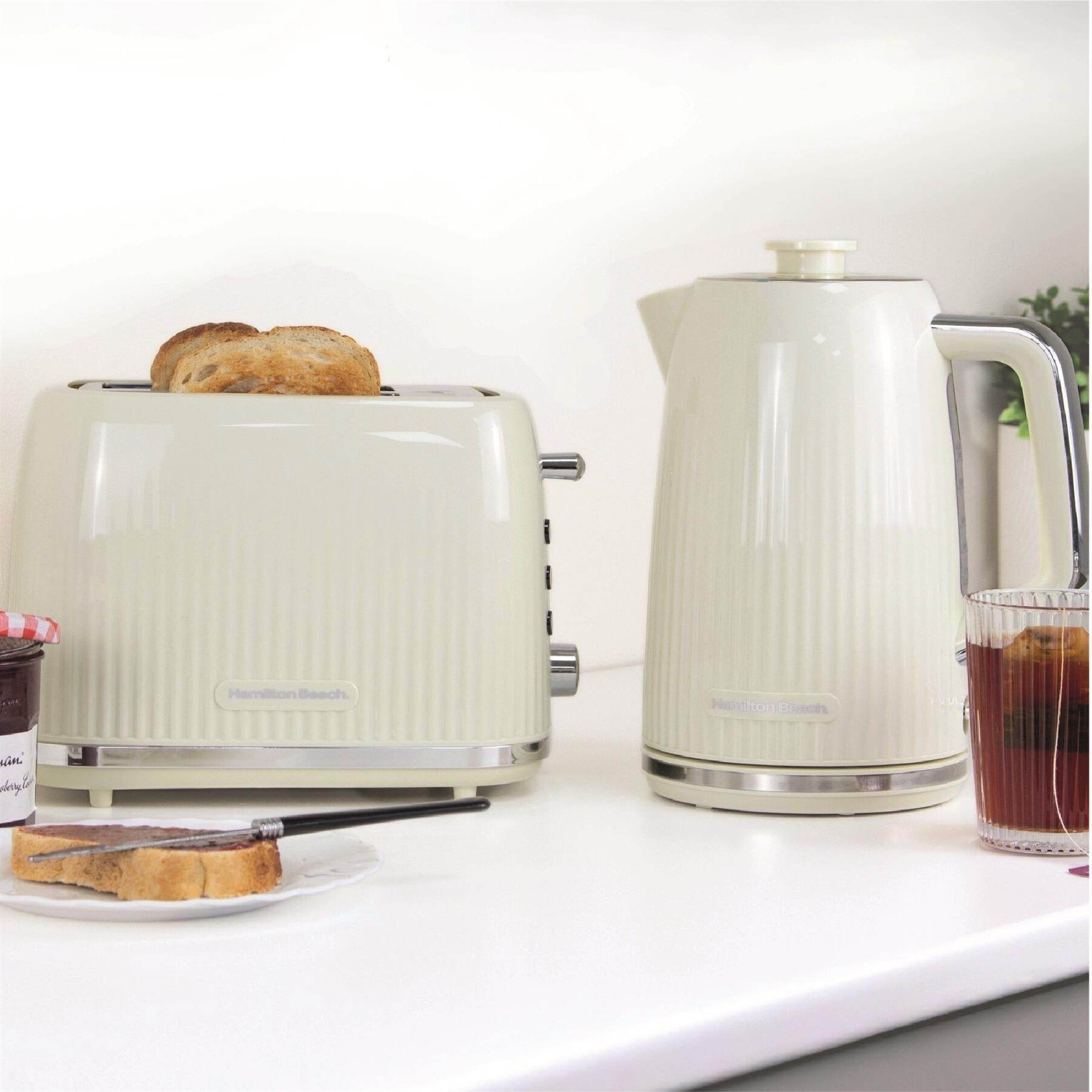 Hamilton Beach Miami 1.7L Kettle Sand - Hamilton Beach UK