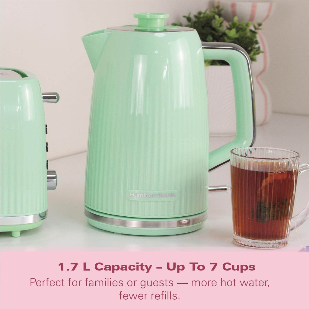 Hamilton Beach Miami 1.7L Kettle Mojito Mint - Hamilton Beach UK