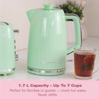 Hamilton Beach Miami 1.7L Kettle Mojito Mint - Hamilton Beach UK