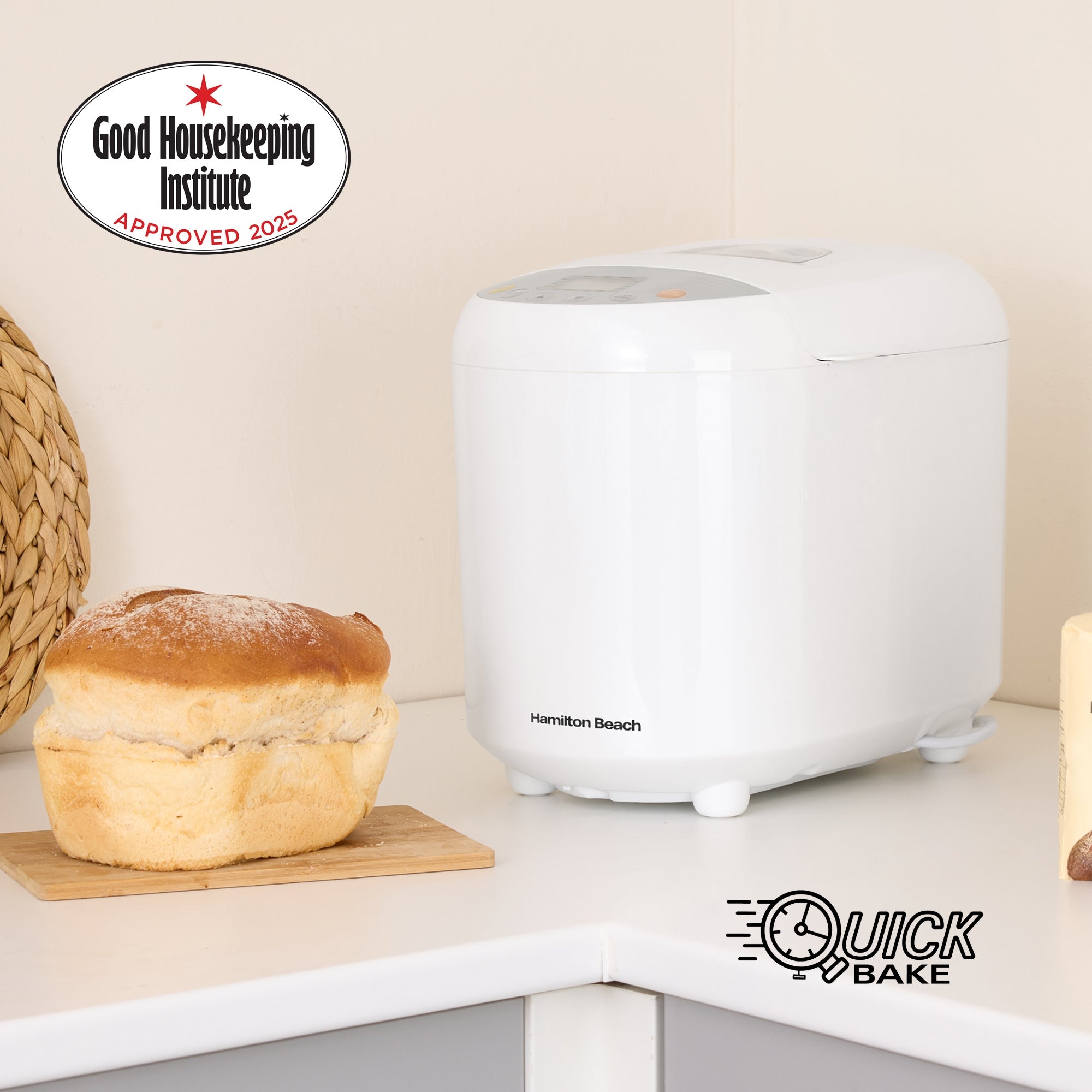 Hamilton Beach Essential QuickBake 19-in-1 Automatic Bread Maker