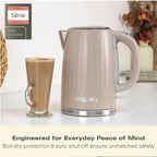 Hamilton Beach Harmony 1.7L Kettle - Cappuccino - Hamilton Beach UK