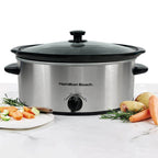 Hamilton Beach The Family Favourite 6.5L Slow Cooker - Silver - Hamilton Beach UK