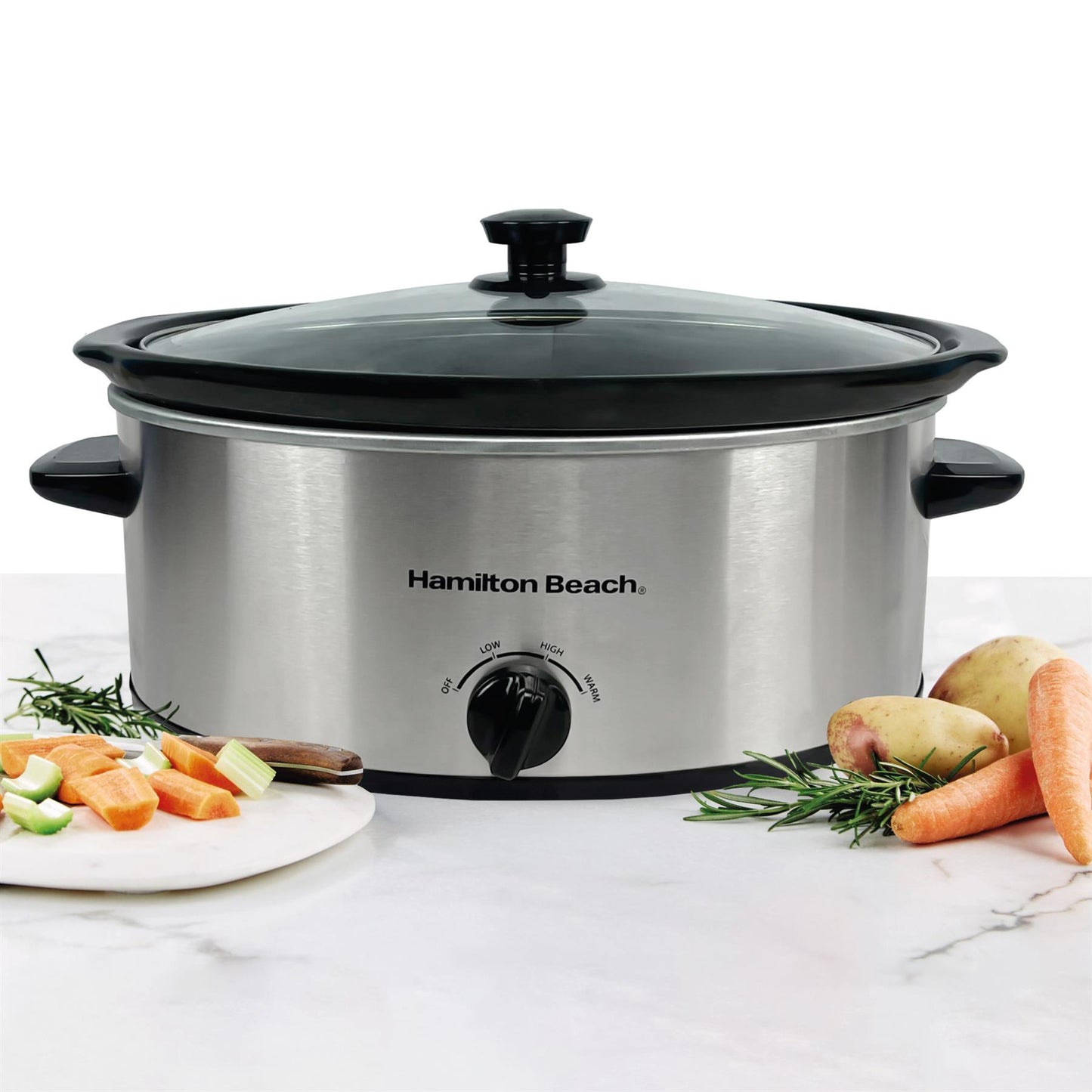 Hamilton Beach 'The Family Favourite' 6.5L Silver Slow Cooker