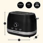 Hamilton Beach Ella 2 Slice Toaster - Matte Black - Hamilton Beach UK
