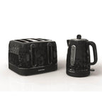 Hamilton Beach Diamond Kettle & Toaster Set Black - Hamilton Beach UK