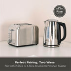 Hamilton Beach Rise Stainless Steel 2 & 4 Slice Toasters - Hamilton Beach UK