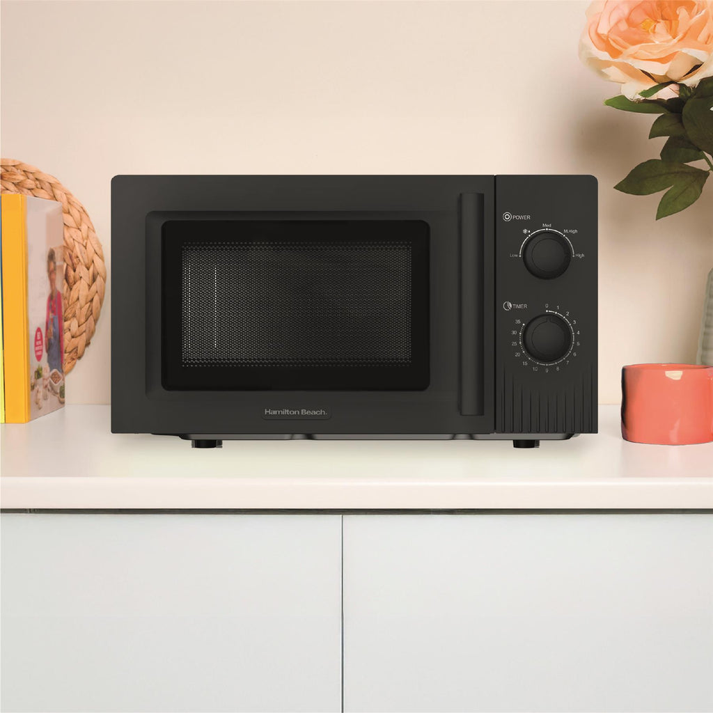 Hamilton Beach Miami Kettle, Toaster & Microwave Set - Charcoal Grey