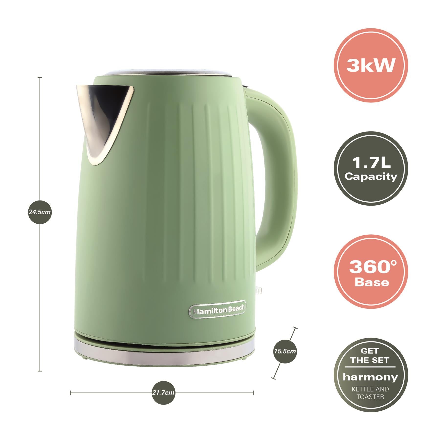 Harmony 1.7L Kettles