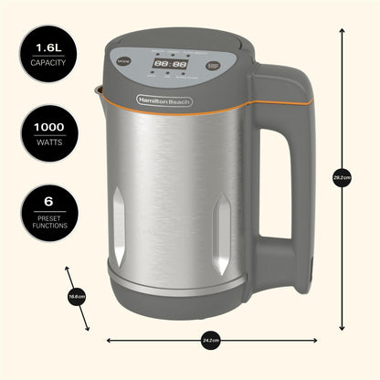 Hamilton Beach Intelligent Pro Soup Maker Plus Grey