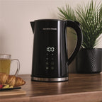 Hamilton Beach FlexiControl Kettle, Toaster & 20L Retro Microwave Set - Black