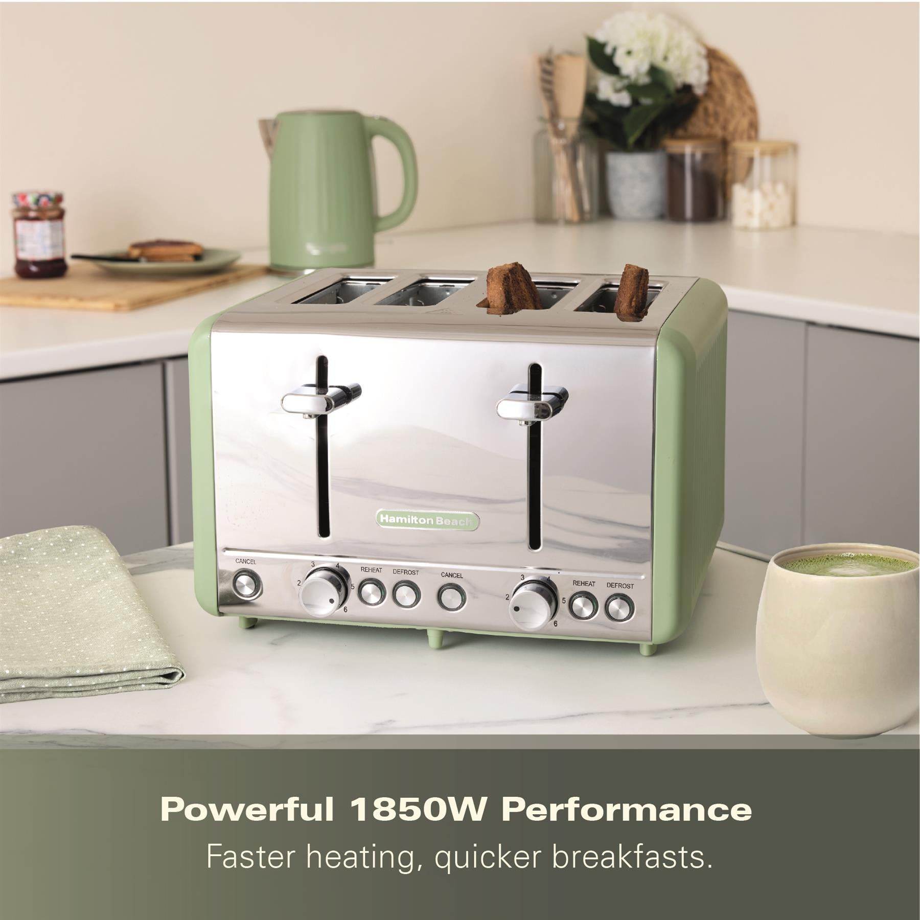 Hamilton Beach Harmony 4 Slice Toaster - Matcha - Hamilton Beach UK