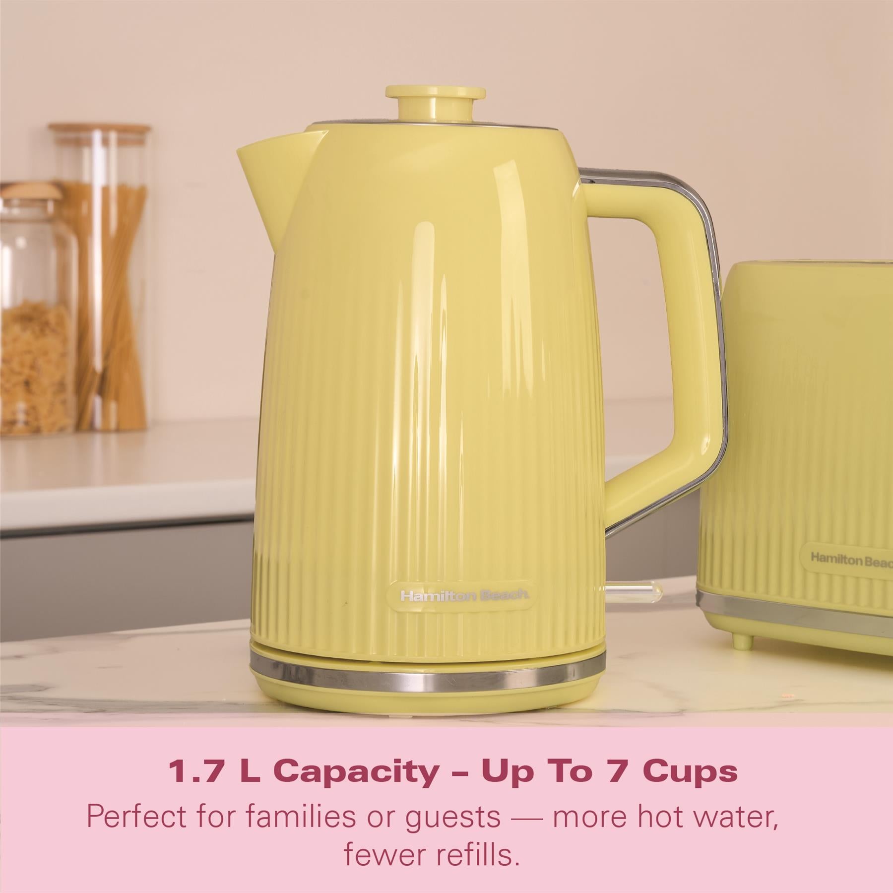 Hamilton Beach Miami 1.7L Kettle Banana Split