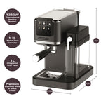 Hamilton Beach BaristaPro+ Touch 8-in-1 Espresso Machine