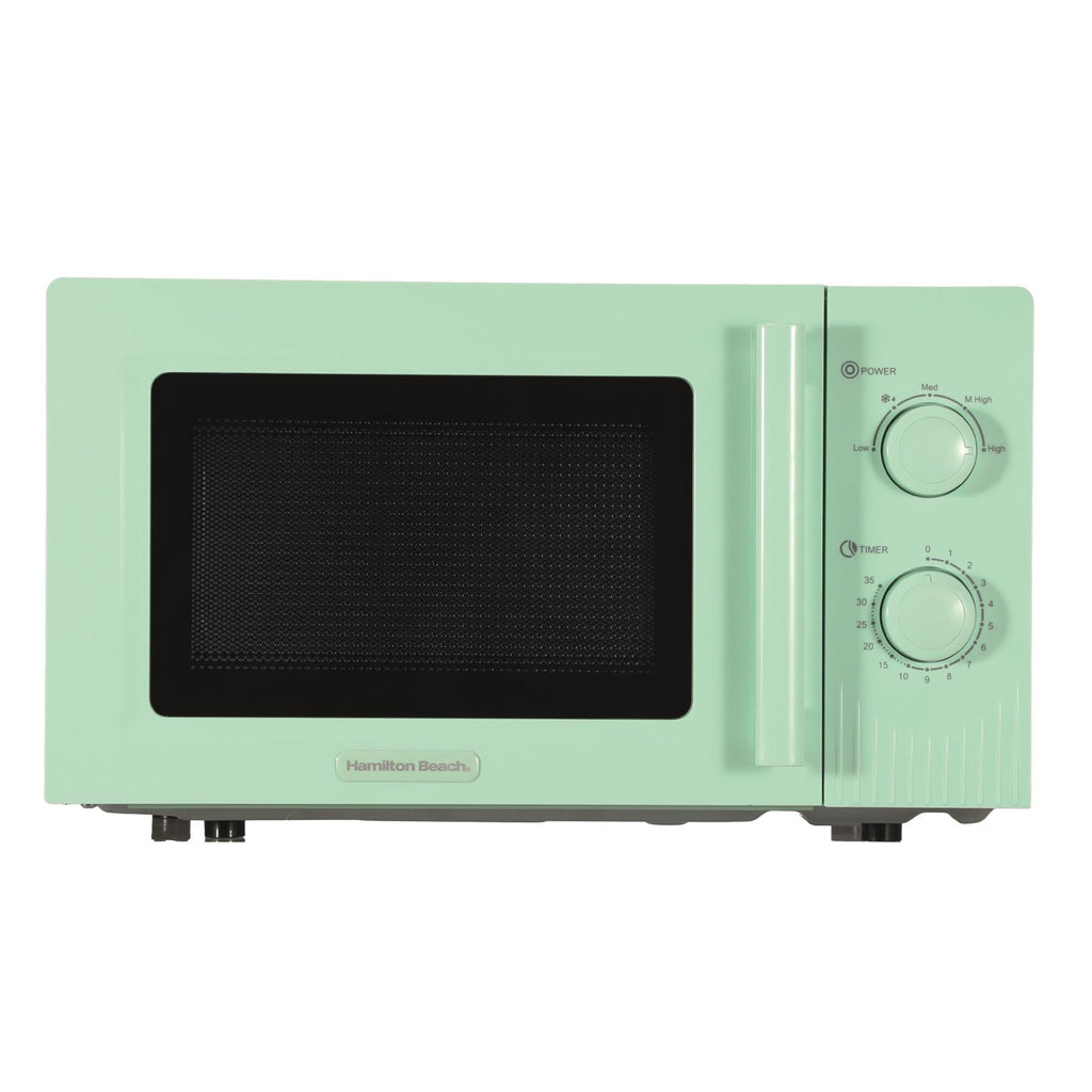 Hamilton Beach Miami Manual 800W Microwave - Mojito Mint