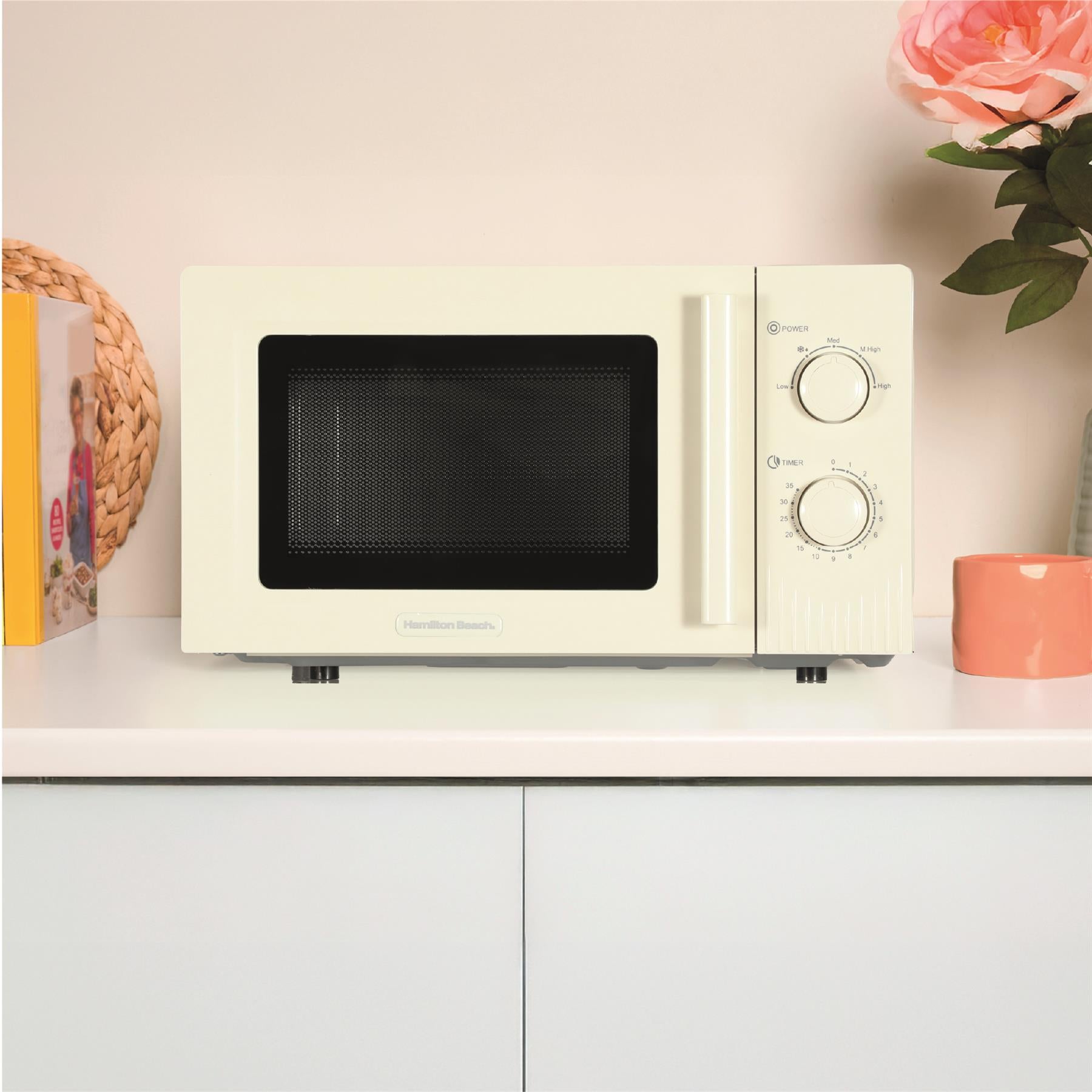 Hamilton Beach Miami Kettle, Toaster & Microwave Set - Sand