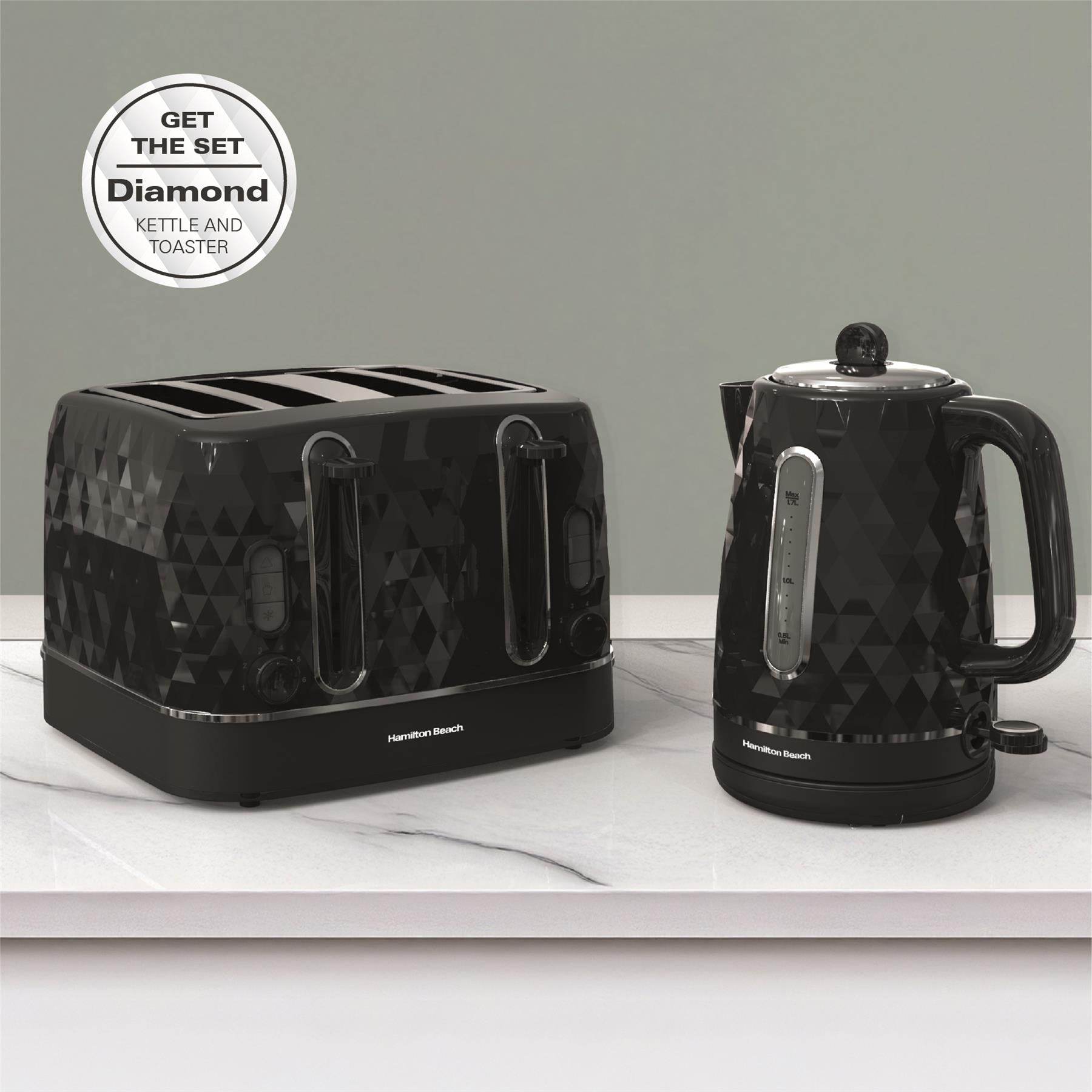 Hamilton Beach Diamond 1.7L Kettle - Black - Hamilton Beach UK