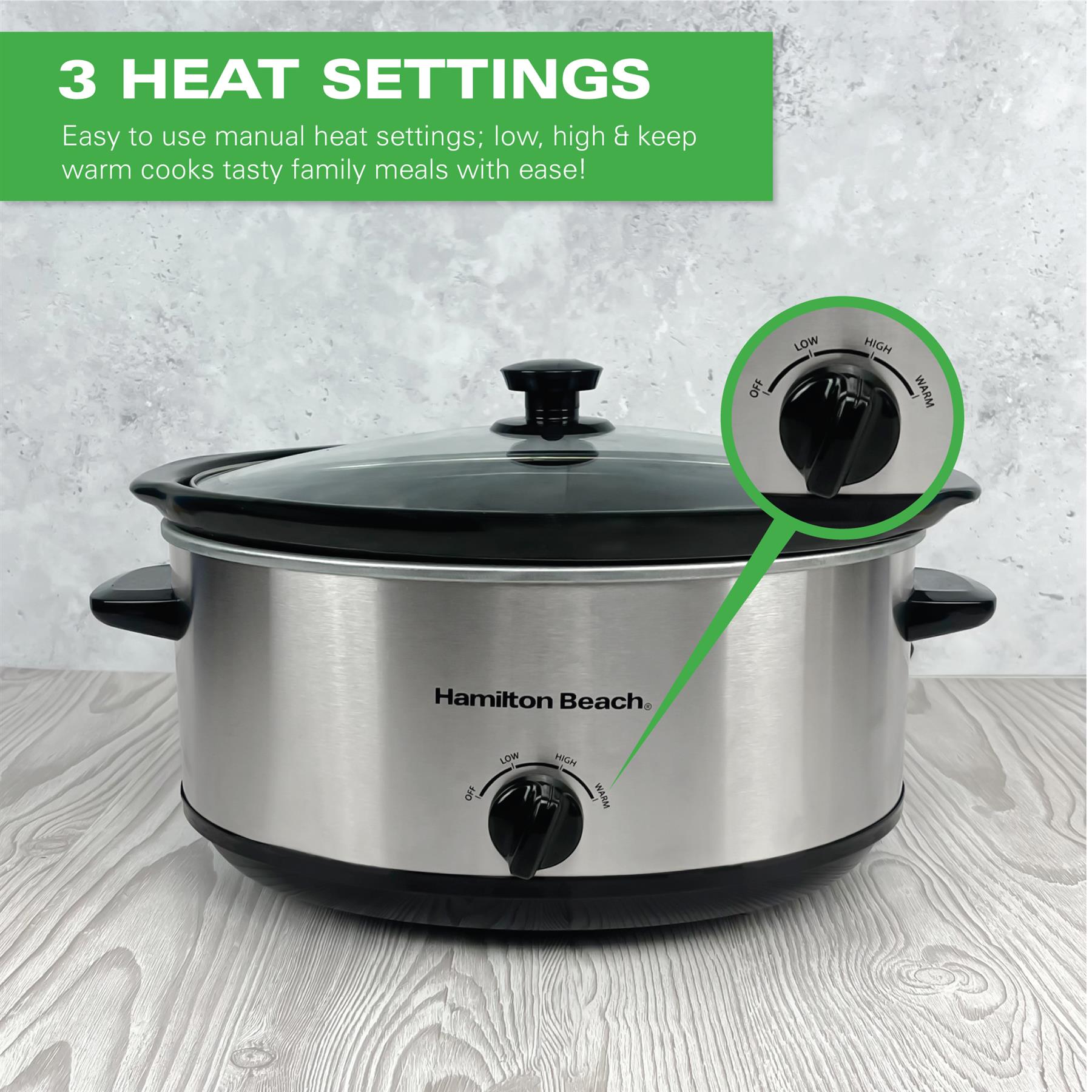 Hamilton Beach The Family Favourite 6.5L Slow Cooker