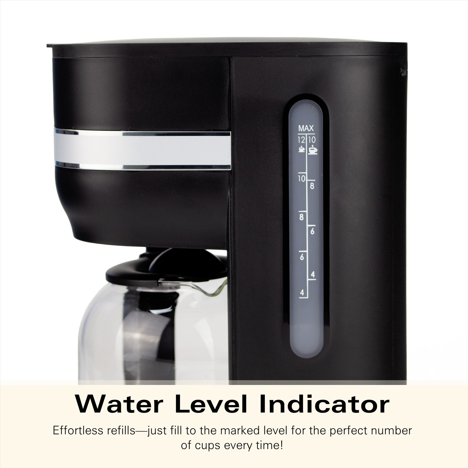 Ella 1.5L Filter Coffee Machine - Matte Black