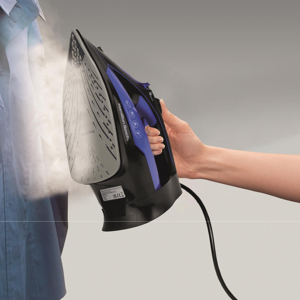 Pro SteamMax 3000w Steam Iron - Blue & Black