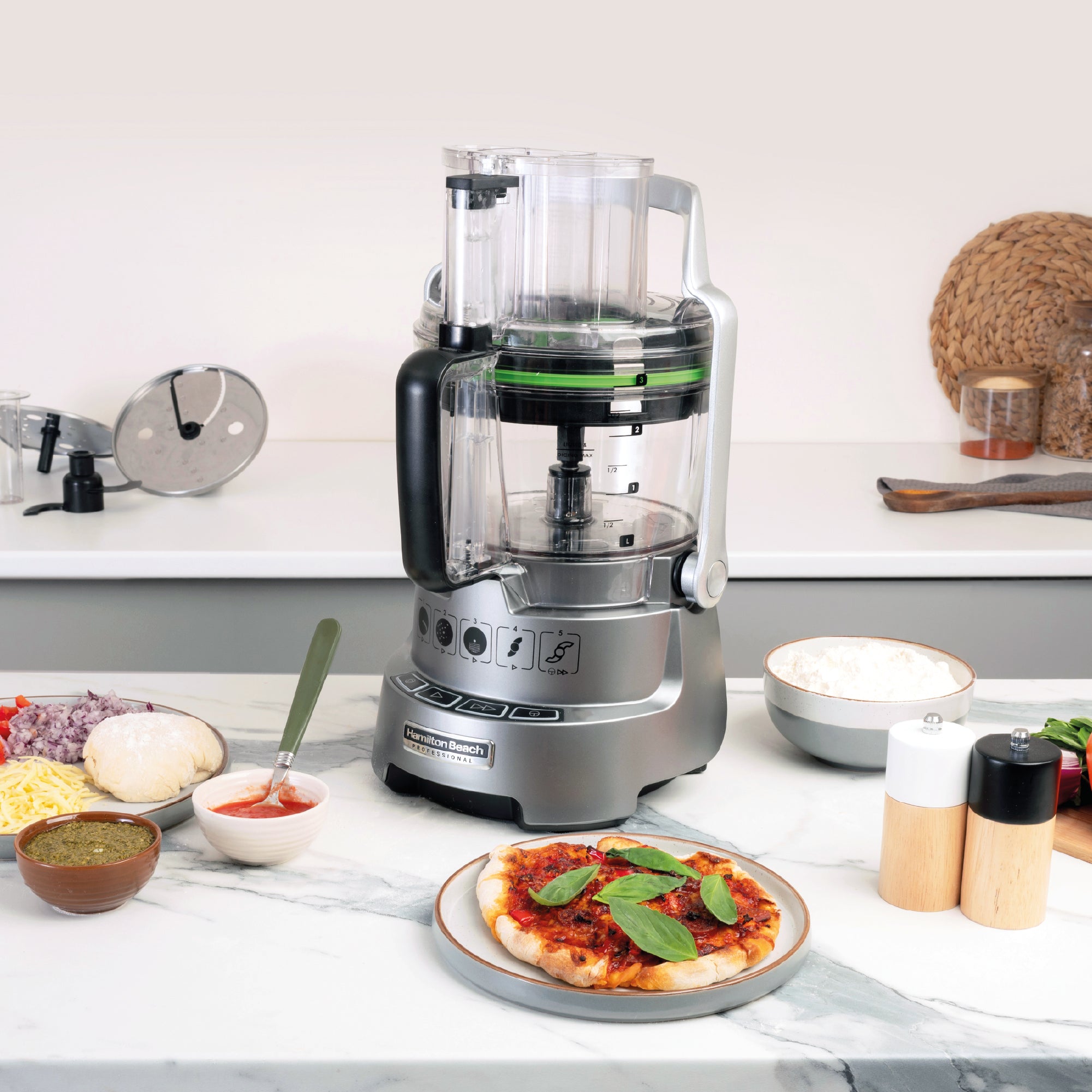 Hamilton Beach Professional 3L Food Processor with Dicing