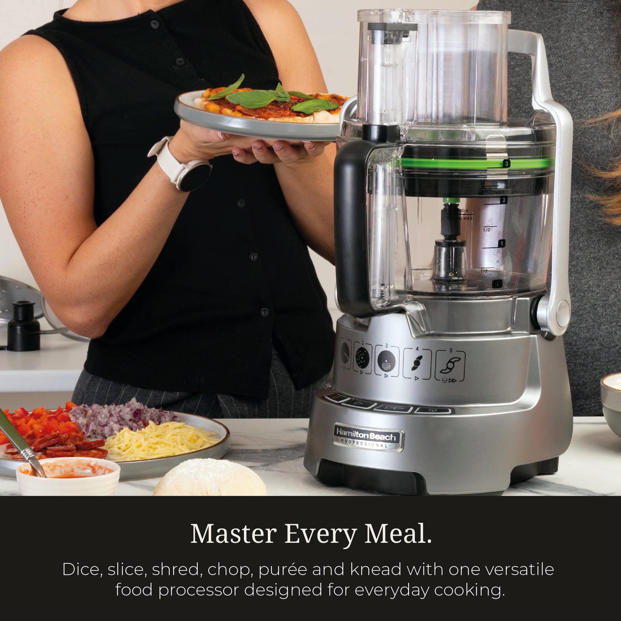 Hamilton Beach Professional 3L Food Processor with Dicing