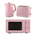 Hamilton Beach Miami Kettle, Toaster & Microwave Set - Flamingo Pink