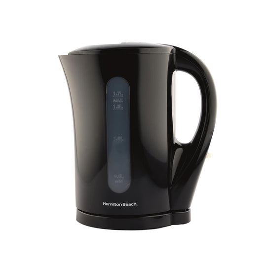 Hamilton Beach Essential 1.7L Black Plastic Kettle