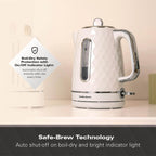 Hamilton Beach Diamond 1.7L Kettle White - Hamilton Beach UK