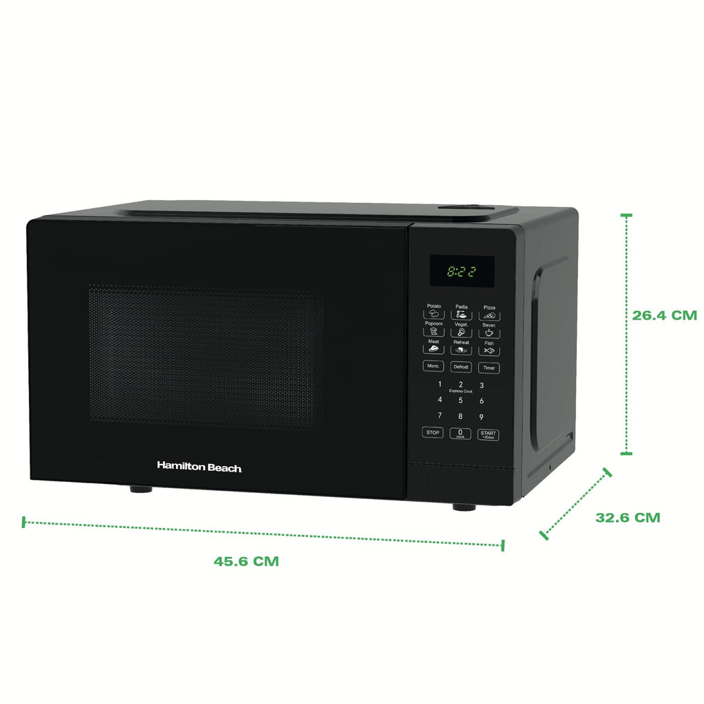 Essential 20L Digital Microwave - Black