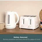 Hamilton Beach Essentials 1.7L Rapid Boil Kettle White - Hamilton Beach UK