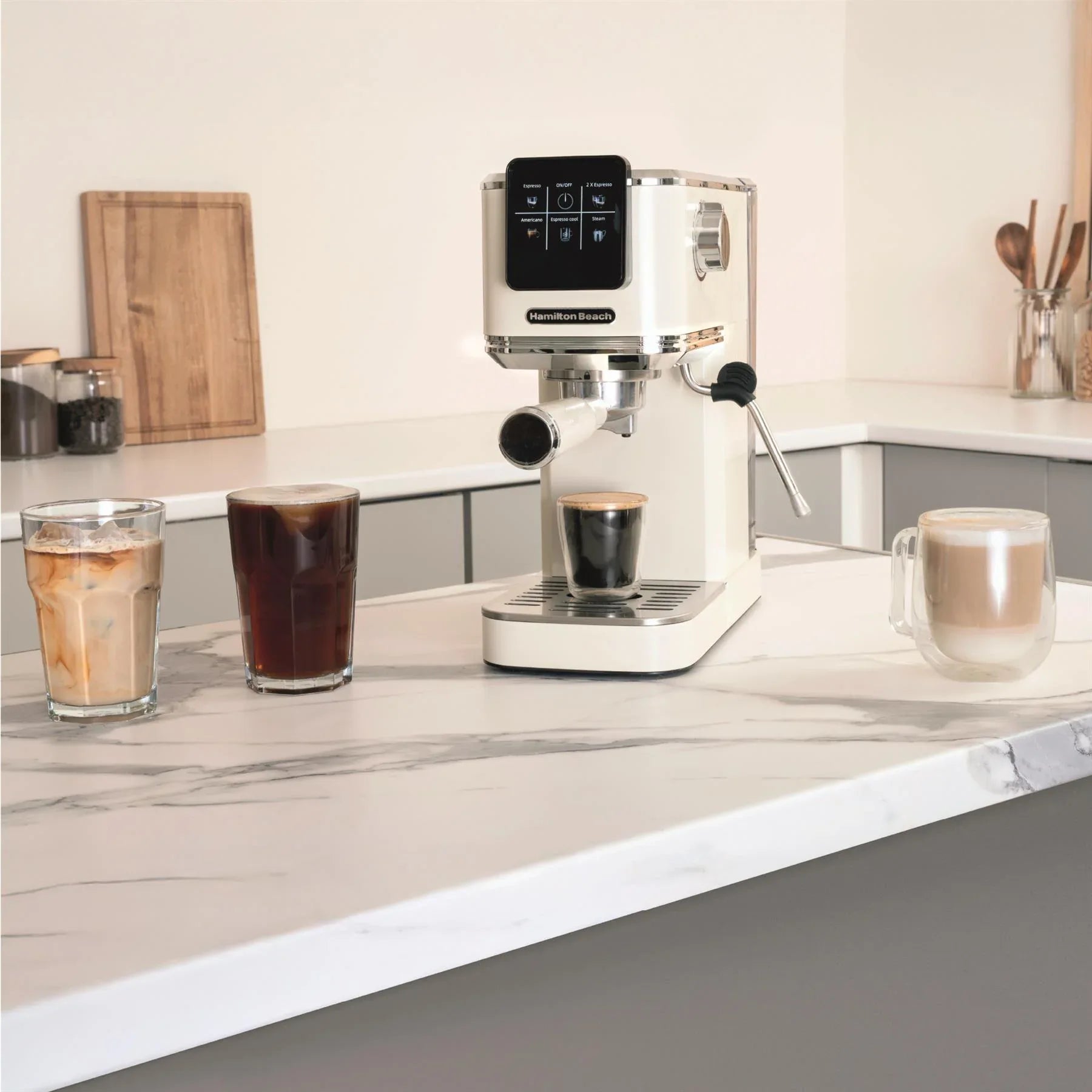 Hamilton Beach BaristaPro Touch 5-in-1 Espresso Machine