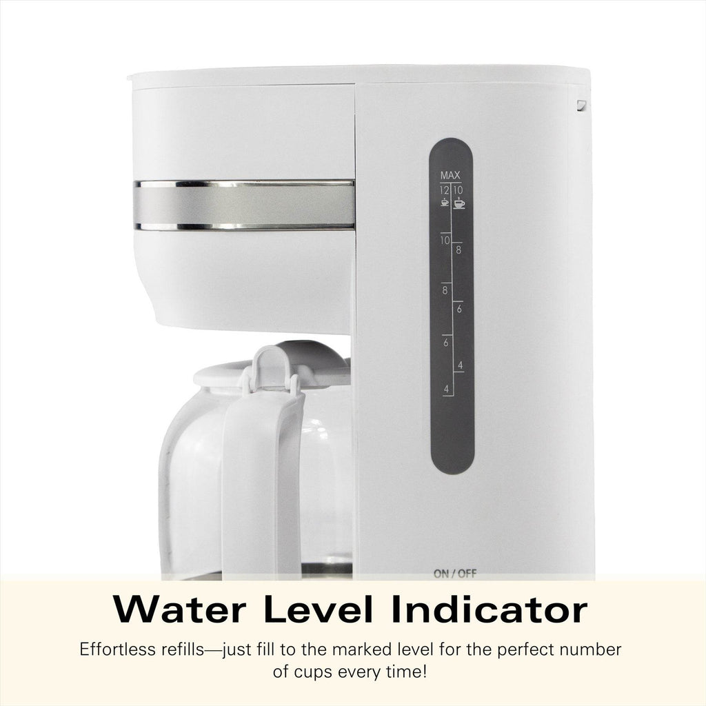 Hamilton Beach Ella 1.5L Filter Coffee Machine - Matte White - Hamilton Beach UK