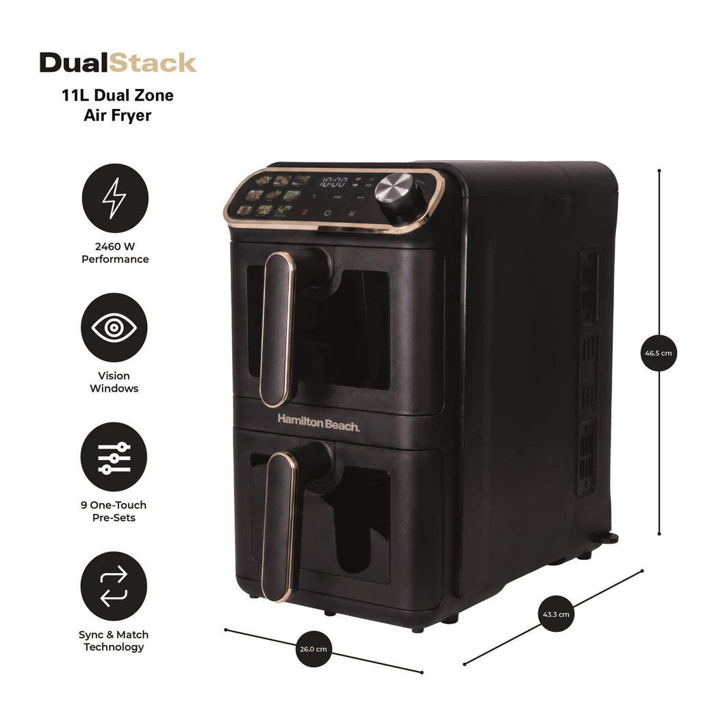 Hamilton Beach DualStack 11L Smart Air Fryer
