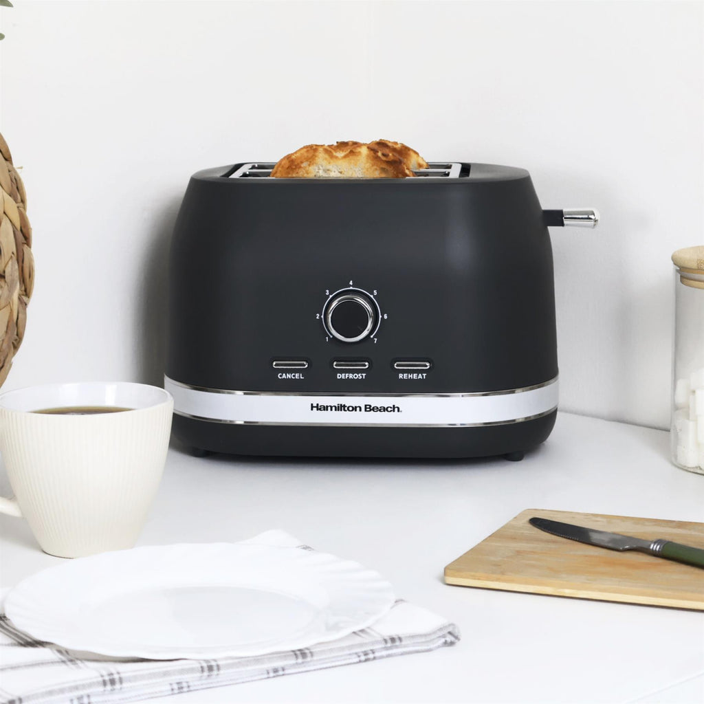 Hamilton Beach Ella 2 Slice Matte Black Toaster