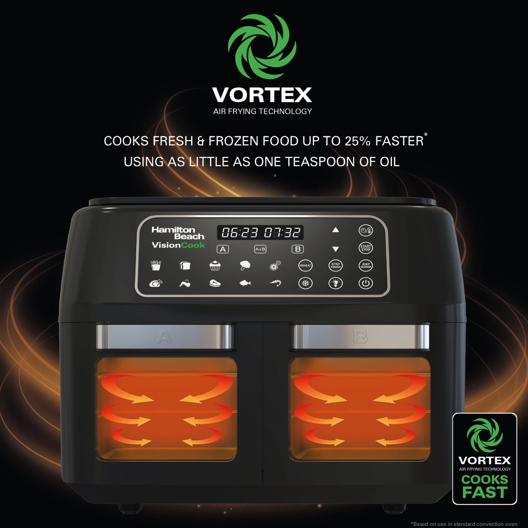 VisionCook 11L Digital Dual Air Fryer Oven