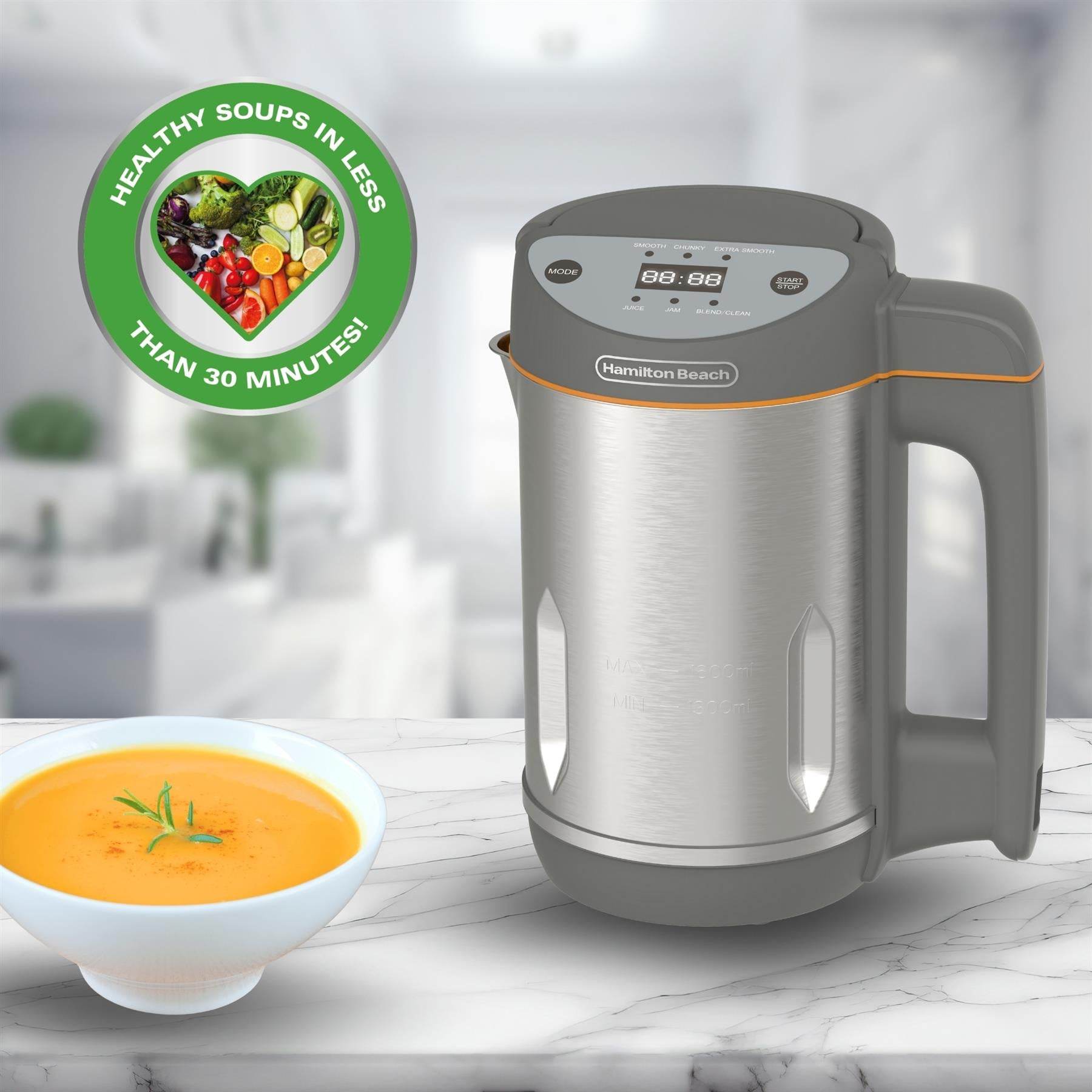 Hamilton Beach Intelligent Control 1.6L Soup Makers - Hamilton Beach UK