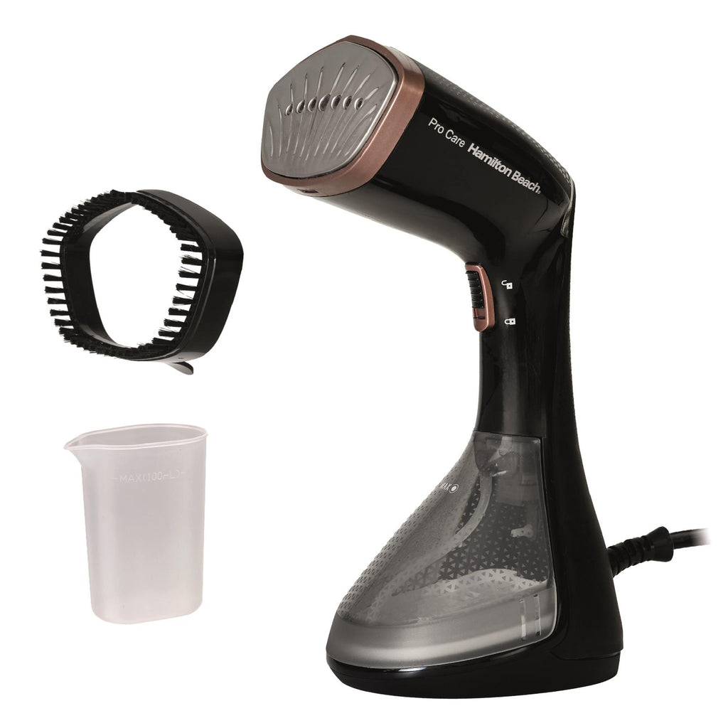 Hamilton Beach ProCare Handheld Garment Steamer - Black & Bronze