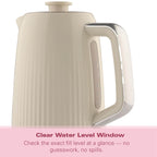 Hamilton Beach Miami 1.7L Kettle Sand - Hamilton Beach UK