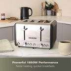 Hamilton Beach Harmony 4 Slice Toaster - Espresso - Hamilton Beach UK
