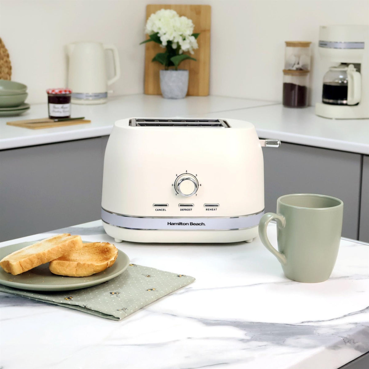 Hamilton Beach Ella Latte Kettle & Toaster Set