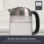 Hamilton Beach Liberty 1.7L Ribbed Glass Kettle - Hamilton Beach UK