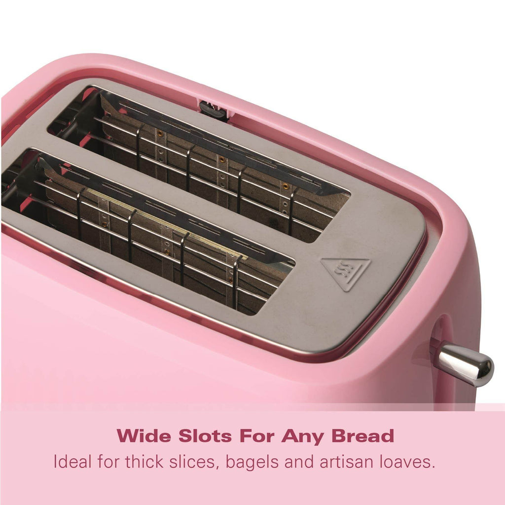 Hamilton Beach Miami 2 Slice Toaster Flamingo Pink - Hamilton Beach UK