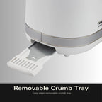 Hamilton Beach Ella 2 Slice Toaster - Matte White - Hamilton Beach UK