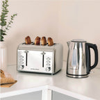 Hamilton Beach Rise Kettle & 4 Slice Toaster Set - Polished - Hamilton Beach UK