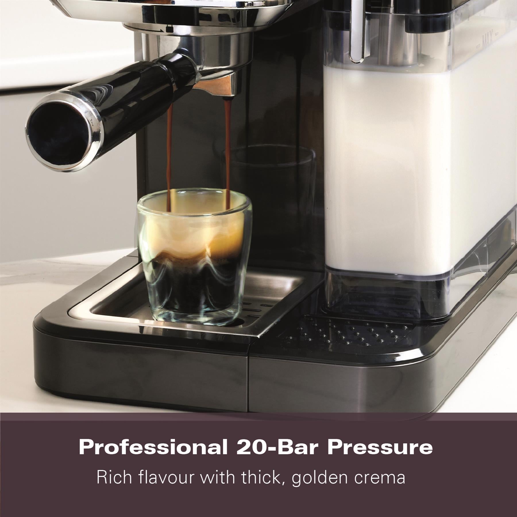 Hamilton Beach BaristaPro+ Touch 8-in-1 Espresso Machine