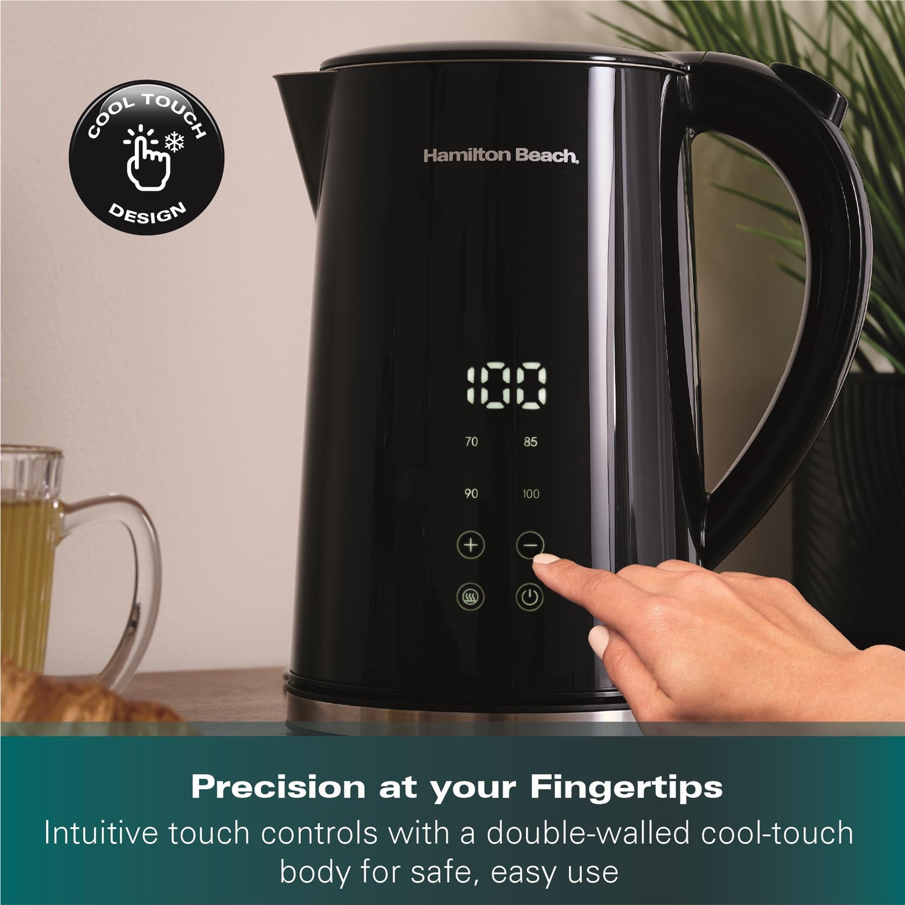Hamilton Beach FlexiControl 1.7L Digital Control Variable Temperature Kettle