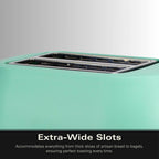 Hamilton Beach Ella 2 Slice Toaster - Matte Mint - Hamilton Beach UK
